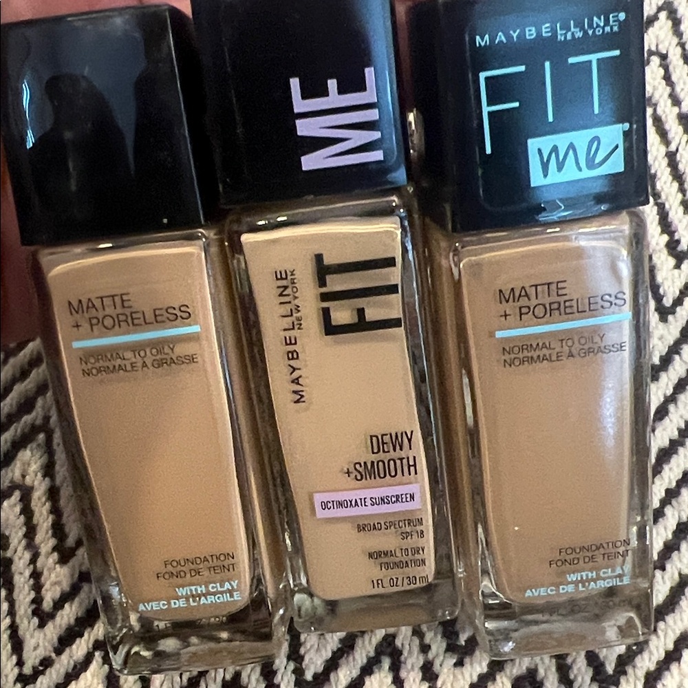 Maybelline Fit Me Foundation Trio - Matte & Dewy